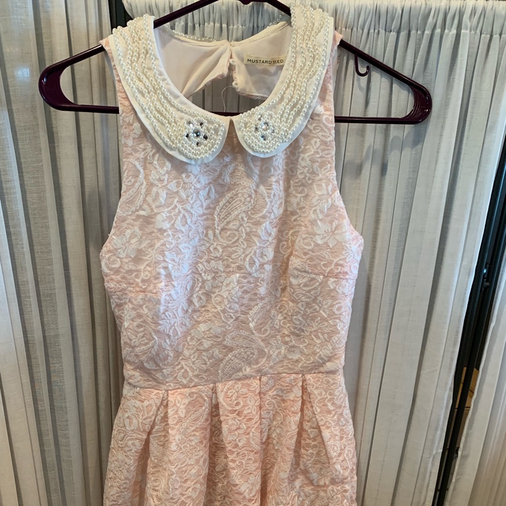Vintage Pink collared dress